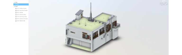 Scan-to-BIM example made by scanning a chemical lab in Osaka, Japan