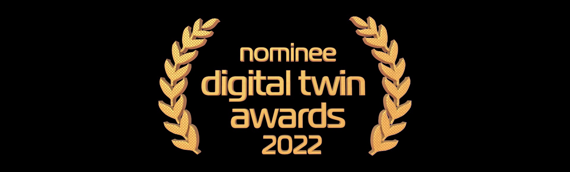 The logo for the Digital Twin Awards (awards for interactive content production) powered by Captur3d and sponsored by Matterport
