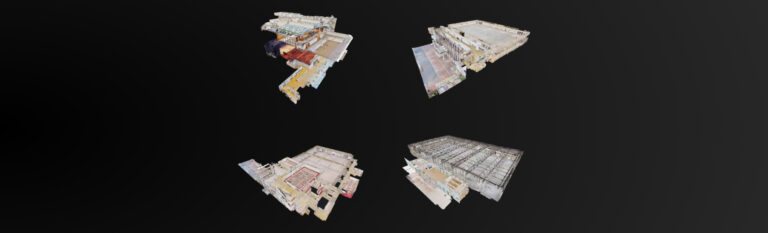 Large Matterport 3d scanning case study of the four main buildings of the Kobe Convention Center by Meidansha
